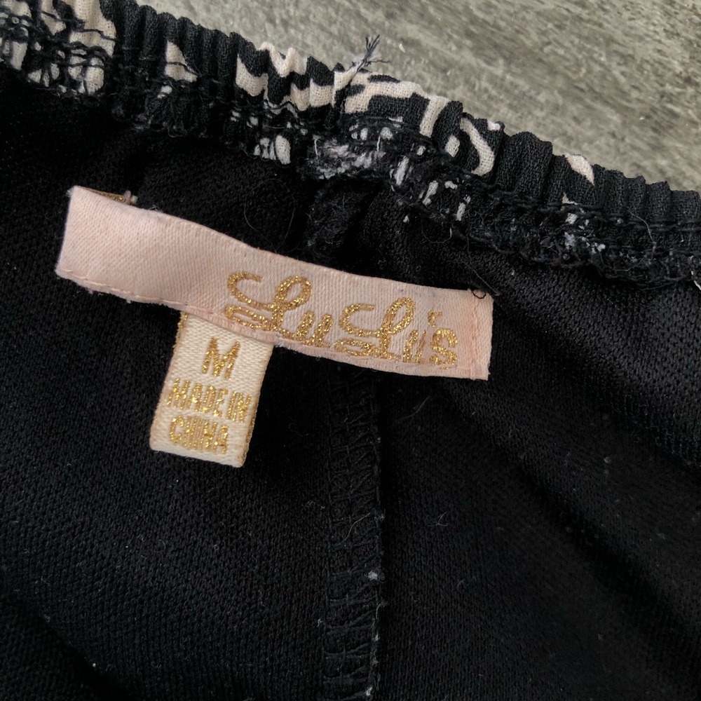 Lulu’s Black Patterned Cold Shoulder Mini Dress - image 5